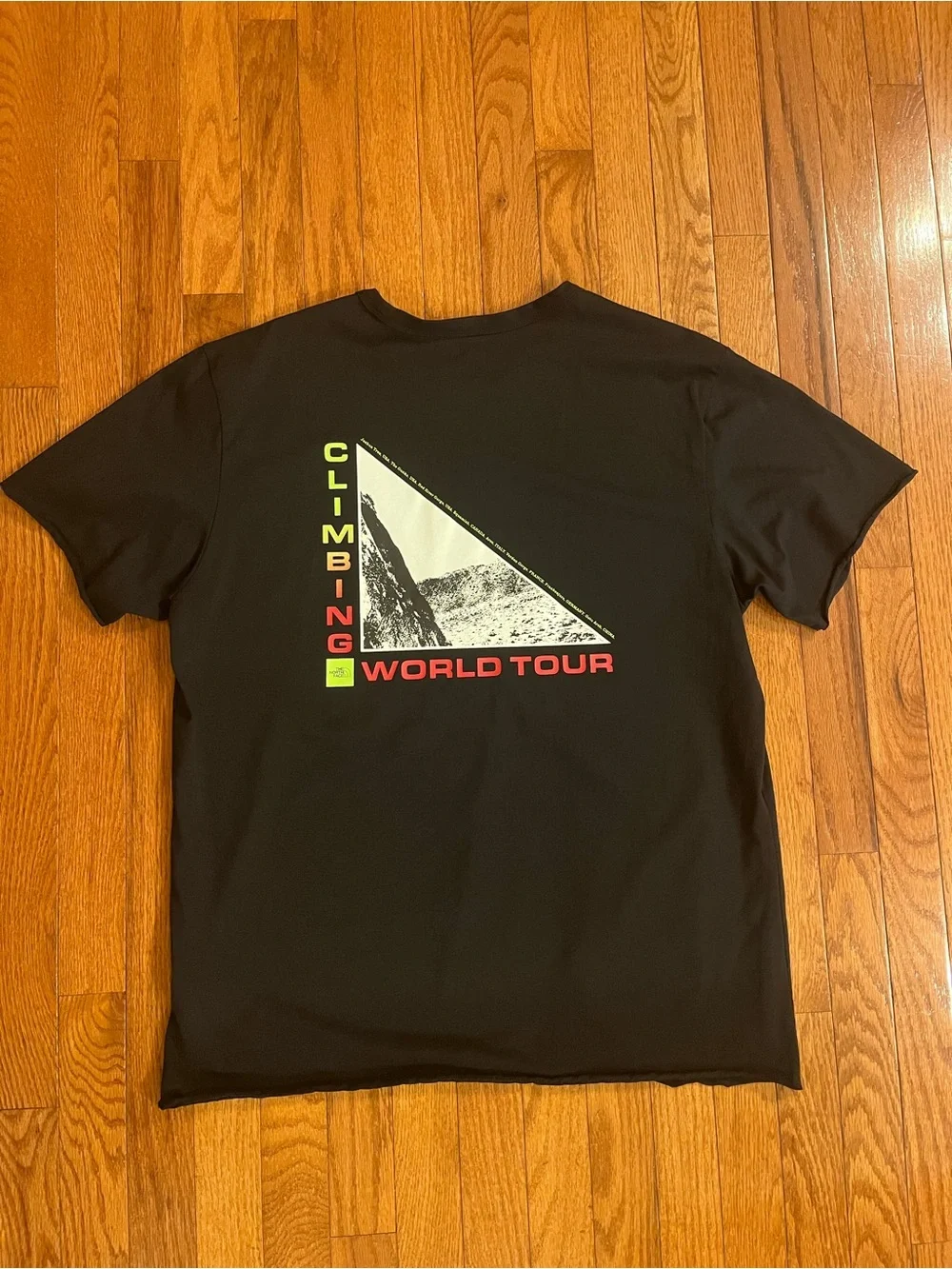 The North Face Men’s Black Climbing World Tour Logo T-Shirt/ Sz Large
